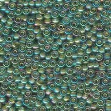 11/0 Miyuki Seed Beads - Chartreuse Lined Olivine AB