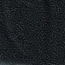11/0 Miyuki Seed Beads - Black Matte - 24gm