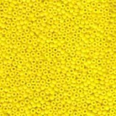 11/0 Miyuki Seed Beads - Opaque Yellow - 23gm