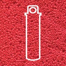 11/0 Miyuki Seed Beads - Matte Opaque Red - 24gm