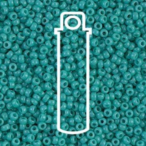 11/0 Miyuki Seed Beads - Opaque Turquoise Green - 10gm