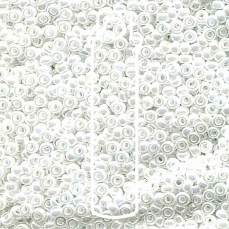 11/0 Miyuki Seed Beads - Pearl White Ceylon - 24gm
