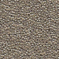 11/0 Miyuki Duracoat Seed Beads - Galvanised Silver - 23.5gm