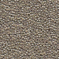 11/0 Miyuki Duracoat Seed Beads - Galvanised Silver - 100gm Factory Pack