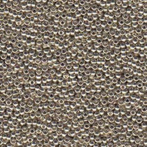 11/0 Miyuki Duracoat Seed Beads - Galvanised Silver - 23.5gm