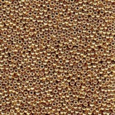 6/0 Miyuki Duracoat Seed Beads - Galvanised Champagne - 20gm