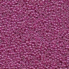 8/0 Miyuki Seed Beads - Galvanised Duracoat Hot Pink
