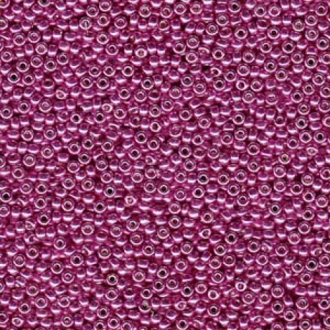 15/0 Miyuki Seed Beads - Duracoat Galvanised Hot Pink