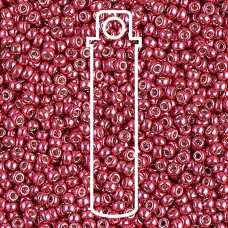 11/0 Miyuki Duracoat Seed Beads - Galvanised Light Cranberry - 8.5gm