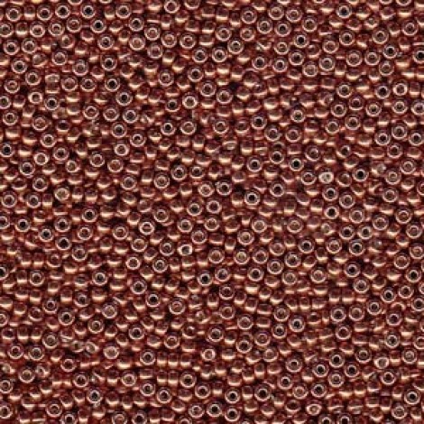 15/0 Miyuki Seed Beads - Duracoat Galvanised Dk Berry