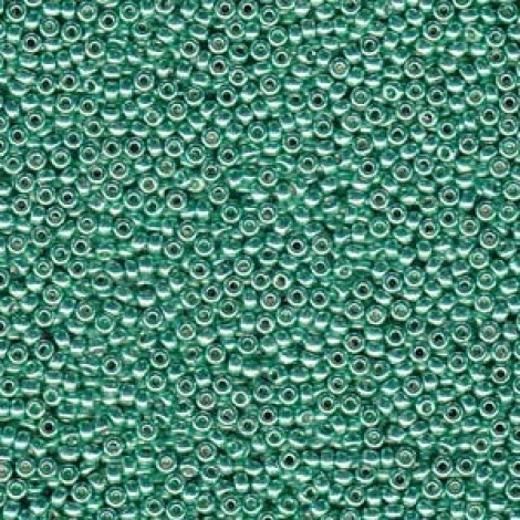 11/0 Miyuki Duracoat Seed Beads - Galvanised Dark Mint Green - 8.5gm