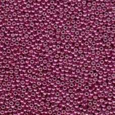 8/0 Miyuki Seed Beads - Galvanised Duracoat Magenta
