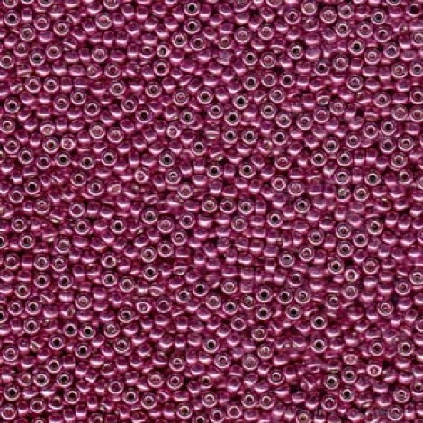 8/0 Miyuki Seed Beads - Galvanised Duracoat Magenta