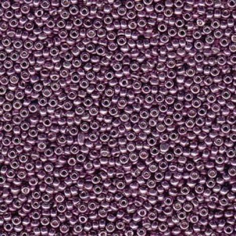 8/0 Miyuki Seed Beads - Galvanised Duracoat Dark Eggplant - 22gm