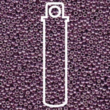 6/0 Miyuki Duracoat Seed Beads - Galvanised Dark Eggplant - 20gm