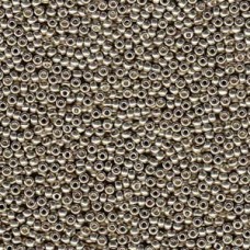 8/0 Miyuki Seed Beads - Galvanised Duracoat Dark Pewter