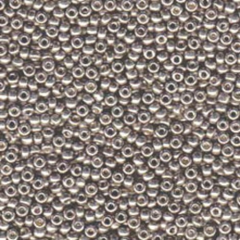 8/0 Miyuki Seed Beads - Galvanised Duracoat Light Pewter - 10gm