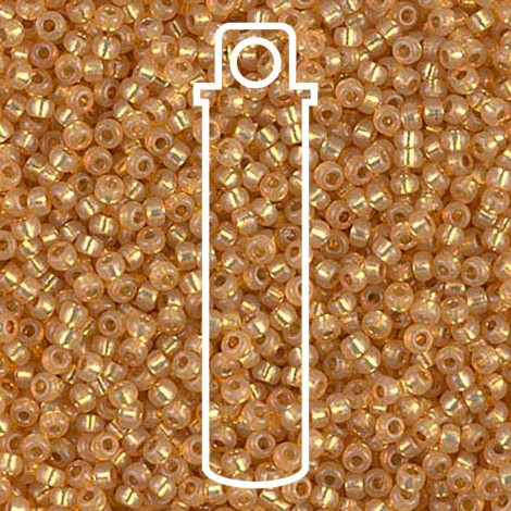11/0 Miyuki Duracoat Seed Beads - Silver Lined Maize - 24gm 11/0 Miyuki Duracoat Seed Beads - Silver Lined Maize - 24gm