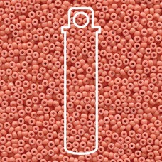 11/0 Miyuki Duracoat Seed Beads - Opaque Dyed Light Pink - 8.5gm