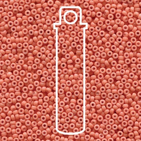 11/0 Miyuki Duracoat Seed Beads - Opaque Dyed Light Pink - 8.5gm 11/0 Miyuki Duracoat Seed Beads - Opaque Dyed Light Pink - 8.5gm