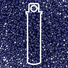 8/0 Miyuki Duracoat Seed Beads - Opaque Dark Navy Blue