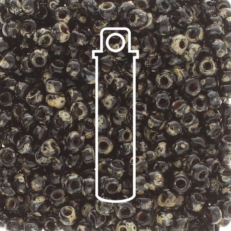 11/0 Miyuki Seed Beads - Picasso Smoky Matte - 23gm
