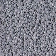 11/0 Miyuki Seed Beads - Opaque Cement Grey 