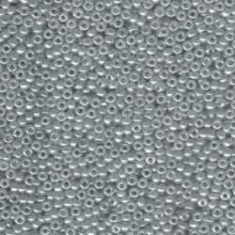 11/0 Miyuki Seed Beads - Grey Ceylon - 24gm