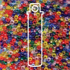 11/0 Miyuki Seed Beads - Rainbow Mix - 24gm