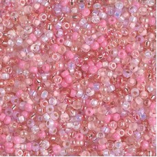 11/0 Miyuki Seed Beads - Pretty in Pink Mix
