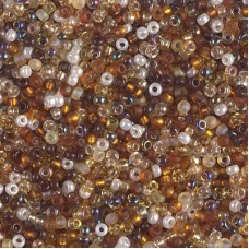 11/0 Miyuki Seed Beads - Golden Grains Mix