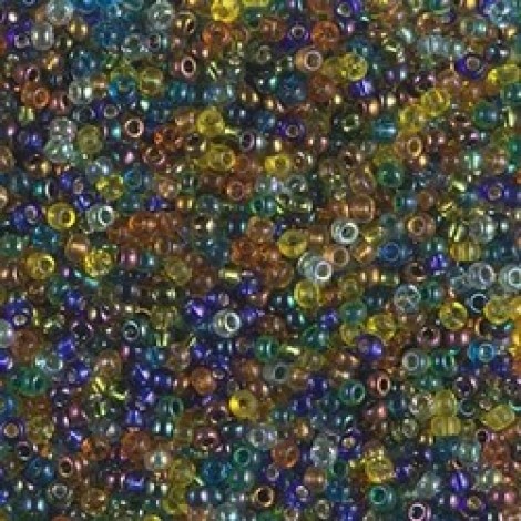 11/0 Miyuki Seed Bead Mix - Galactic Blue Gold