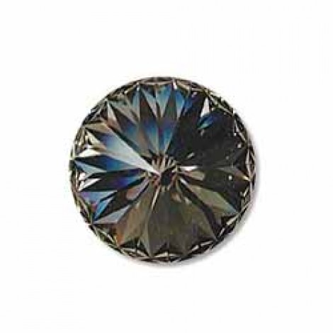 14mm Swarovski Rivoli Crystal - Black Diamond