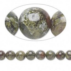 6mm Dragon Blood Jasper Round Beads - Strand