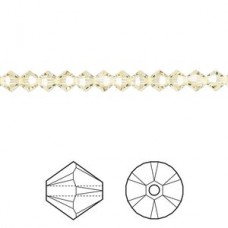 3mm Swarovski Crystal Bicones - Jonquil - Pack of 10