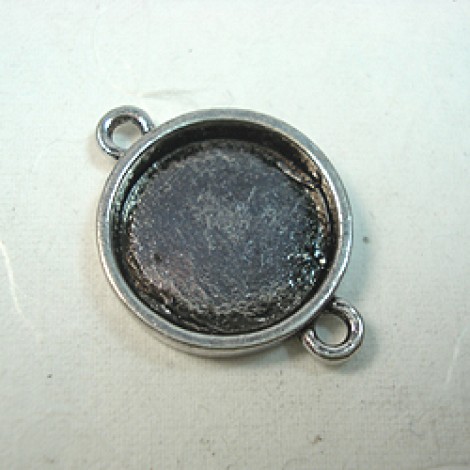 16mm ID Ant Silver Bezel Connector Frame