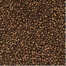 11/0 Toho Japanese Seed Beads - Opaque Mudbrick Opaque Pastel Frosted