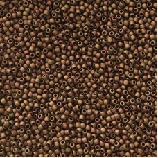 11/0 Toho Japanese Seed Beads - Opaque Mudbrick Opaque Pastel Frosted - 8-9gm