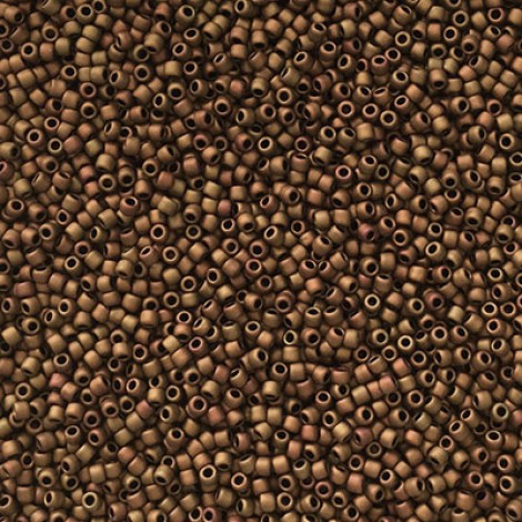 11/0 Toho Japanese Seed Beads - Opaque Mudbrick Opaque Pastel Frosted - 8-9gm 11/0 Toho Japanese Seed Beads - Opaque Mudbrick Opaque Pastel Frosted - 8-9gm