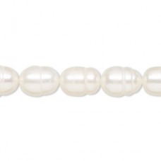 8mm White Freshwater Cultured Rice Pearls