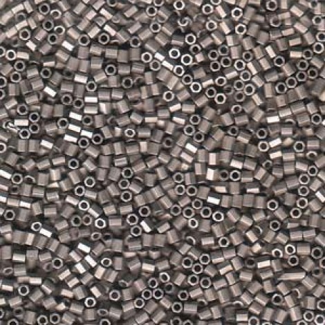 Miyuki Cut Seed Beads - Matte Nickel Plated - 4.5gm