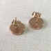 10mm ID 304 High Quality Rose Gold Stainless Steel Earpost Cab Settings w-Clutches