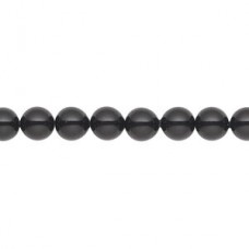 6mm Swarovski Crystal Pearls - Mystic Black - Pack of 10