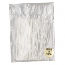 2" (50mm) 24ga Fine Sterling Silver Filled Headpins - Pack of 100