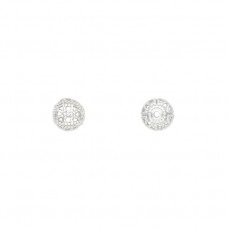 6mm Silver Plated Filigree Round Beads - Pack of 20