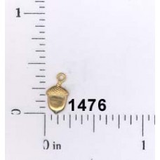 9mm Small Acorn Brass Drop