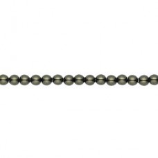 4mm Swarovski Crystal Pearls - Dark Green - Pack of 10