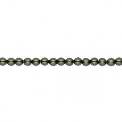 3mm Swarovski Crystal Pearls - Dark Green - Pack of 20 3mm Swarovski Crystal Pearls - Dark Green - Pack of 20