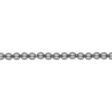 3mm Swarovski Crystal Pearls - Dark Grey - Pack of 20 3mm Swarovski Crystal Pearls - Dark Grey - Pack of 20