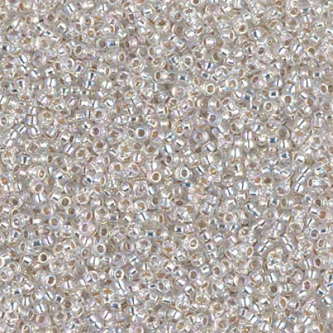 15/0 Miyuki Seed Beads - Silver Lined Crystal AB - 10gm 15/0 Miyuki Seed Beads - Silver Lined Crystal AB - 10gm